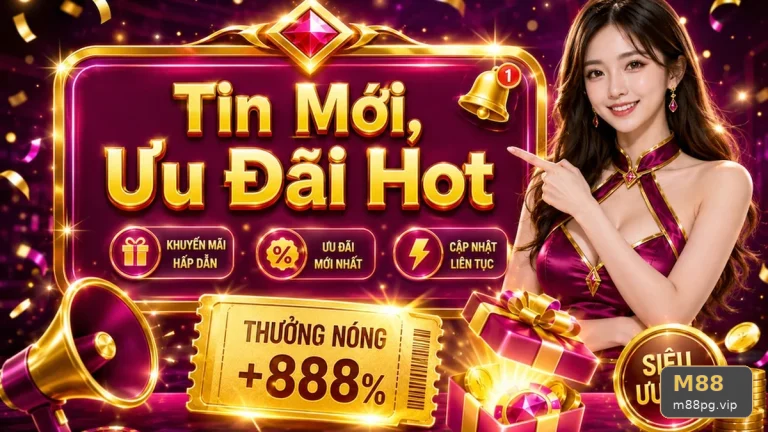 Nhầm icon thông báo với banner ưu đãi: Xử lý khi duyệt khuyến mãi M88