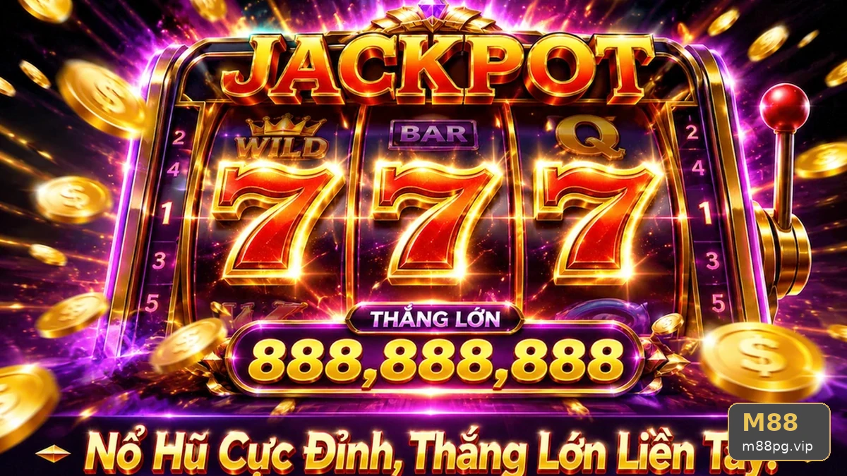 Bánh Xe Jackpot: Giải Mã Cơ Chế Nổ Hũ Trên Guồng Slot M88